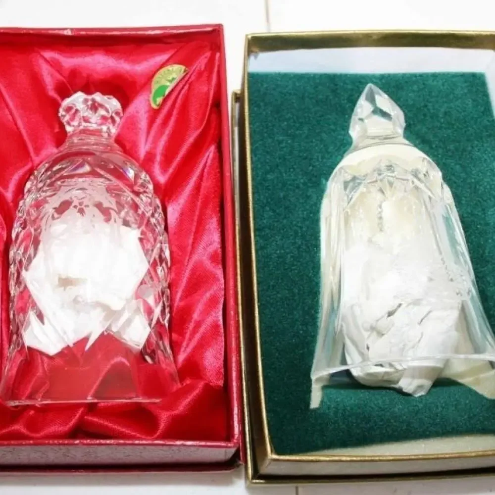 (2) Waterford Lead Crystal Bells w/ Boxes